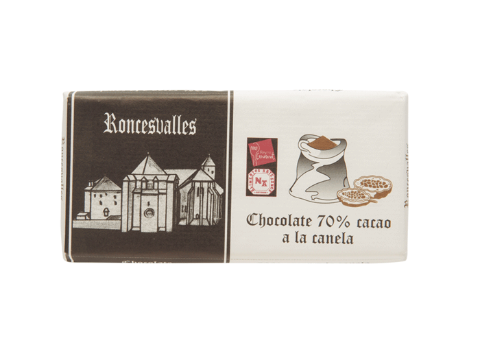 Chocolate 70% Cacao con canela