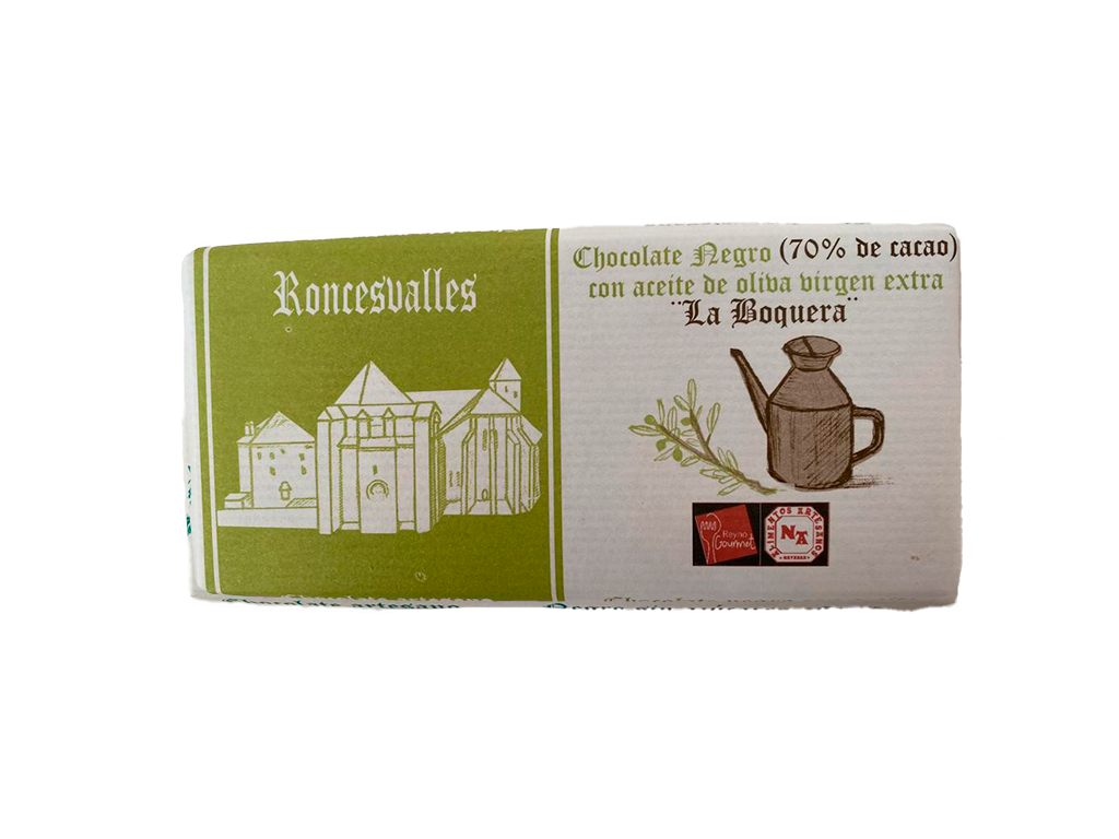 Chocolate negro 70% Cacao con aceite de oliva virgen