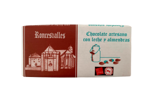 Chocolate con leche y almendras